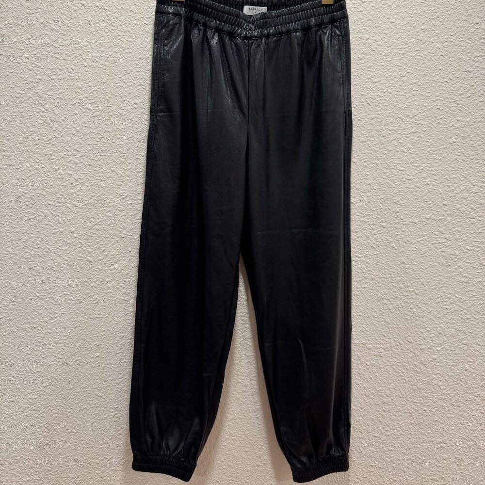 Aritzia Babaton Vegan Leather Joggers (NWOT)